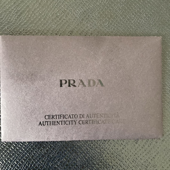 Prada Saffiano Wallet on Chain with Box and Authenticity Card - Picture 8 of 10